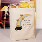 Where Your Treasure Is Personalized Canvas Tote Bag
